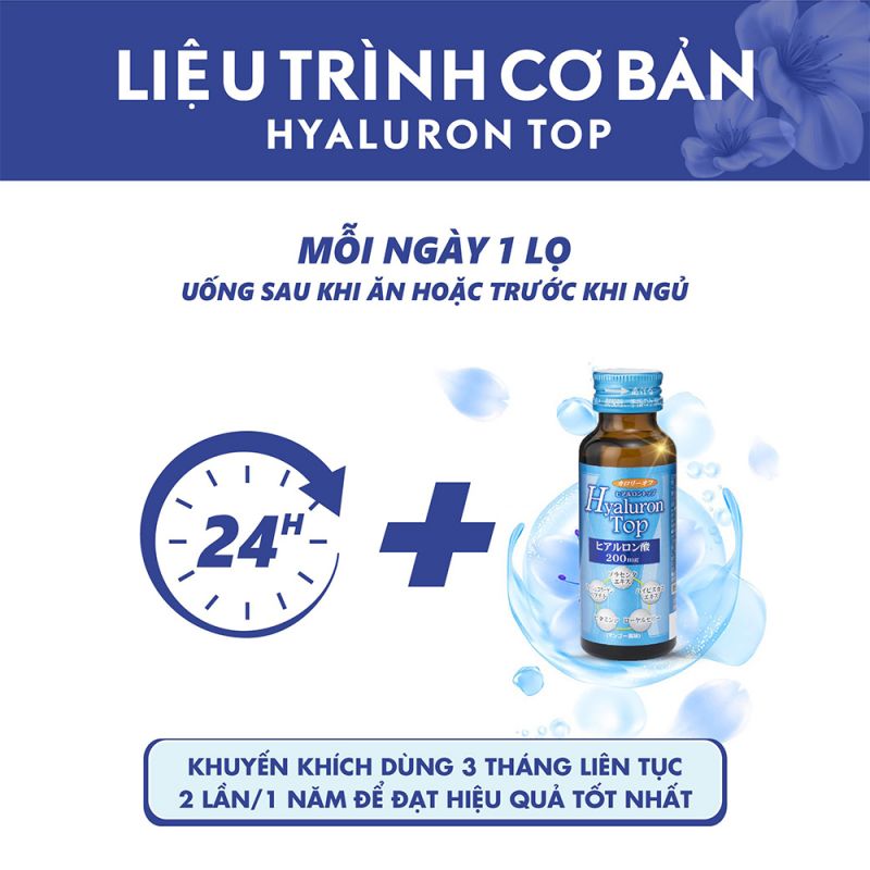 Sản phẩm cung cấp đến 200mg/50ml giúp giữ nước, cấp ẩm vượt trội, giúp làn da luôn mịn màng, trẻ trung, căng bóng