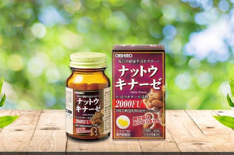 Viên uống hỗ trợ điều trị tai biến Orihiro Nattokinase 2000FU 60 viên