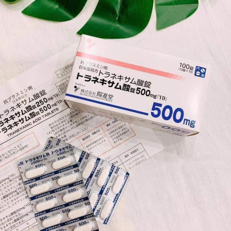 Viên uống trắng da trị nám Transamin