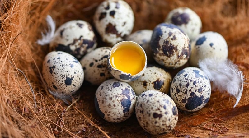 Ăn trứng cút có cao không