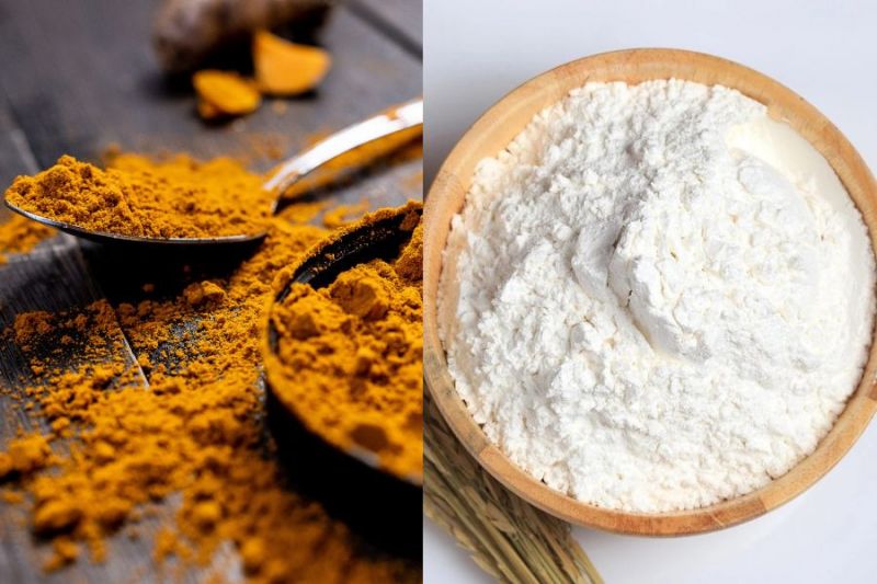 Bột Gạo Với Nghệ Tươi