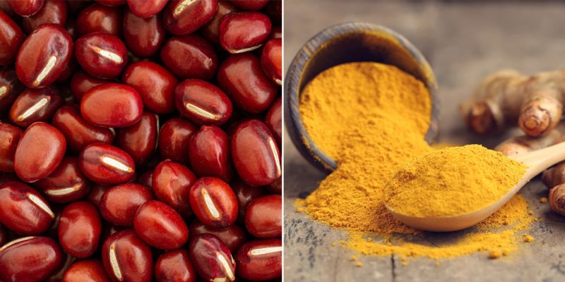  Sử Dụng Bột Đậu Đỏ Và Nghệ