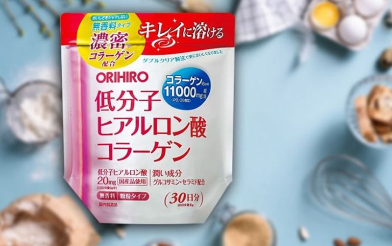 Bột Collagen Hyaluronic Acid Orihiro 11.000mg