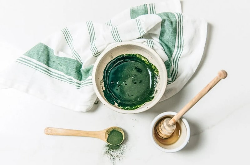 Mặt nạ tảo xoắn cho da nhờn