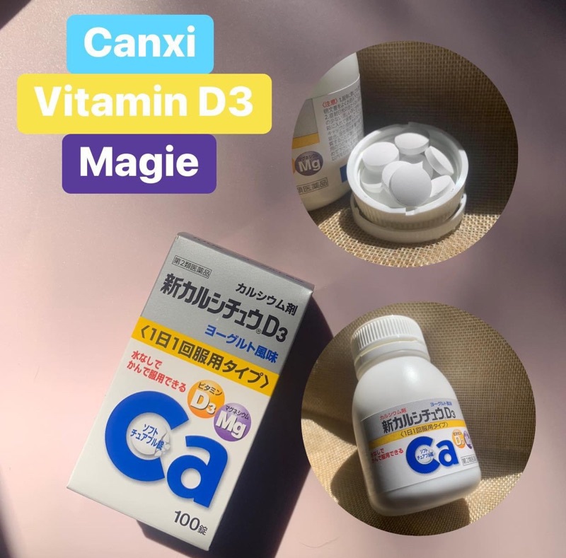 Sản phẩm canxi D3 của Nhật