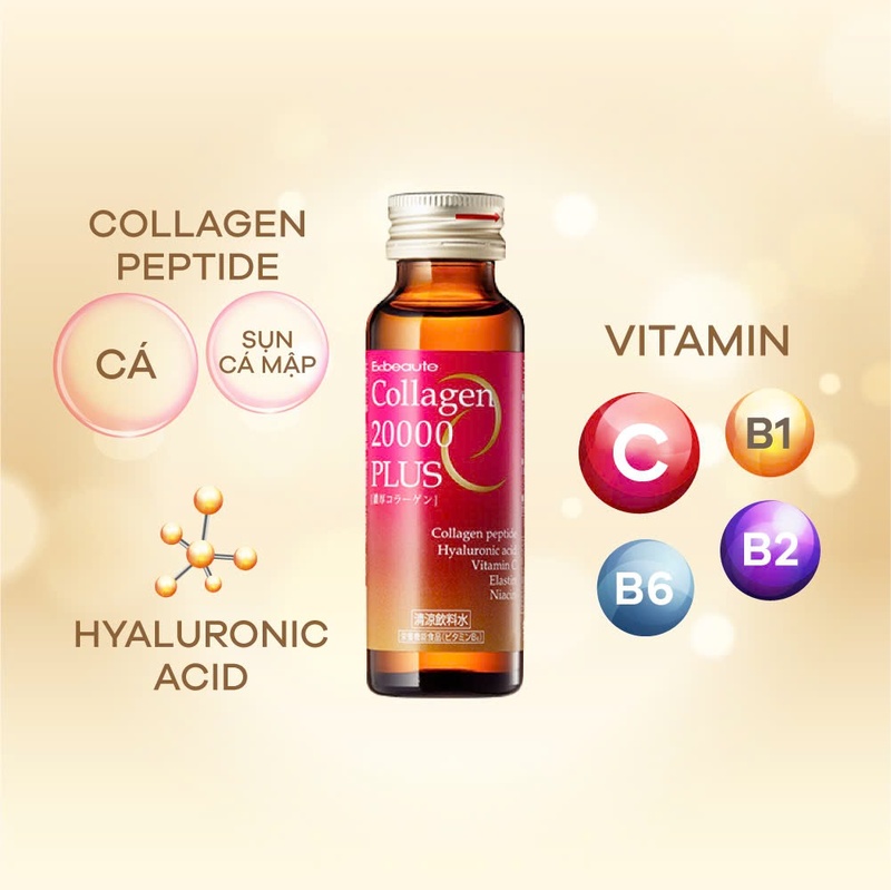 Thông tin về sản phẩm collagen nước của Nhật