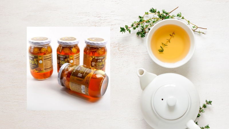 Trà sâm mật ong Ginseng House Hàn Quốc là sản phẩm độc đáo được chế biến từ củ nhân sâm 6 năm tuổi, đặc trưng của Hàn Quốc
