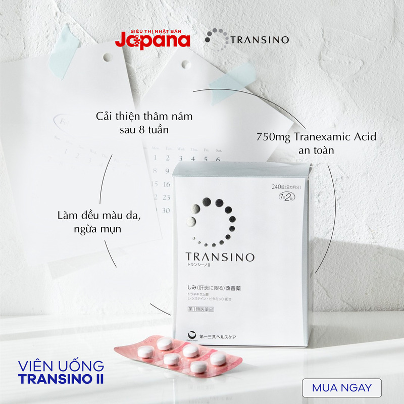 Giá viên uống trị nám transino