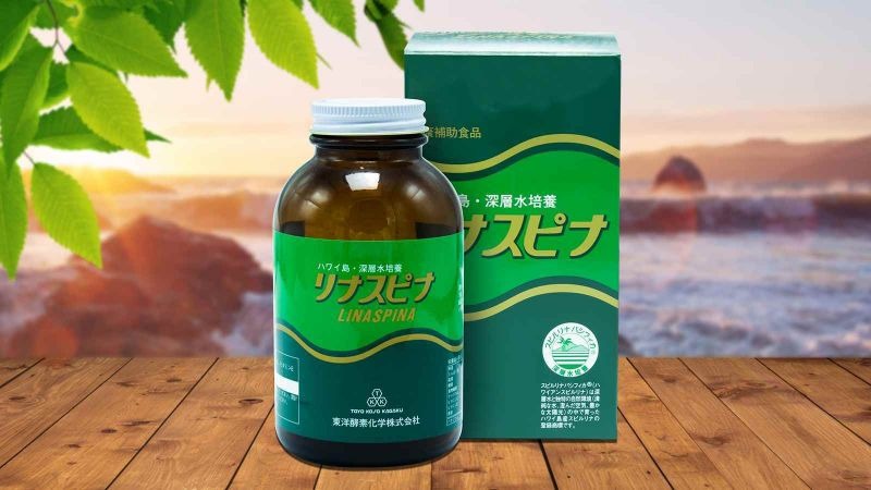 Tảo Linaspina có hình dạng nhỏ, màu xanh đậm và có vị đắng nhẹ