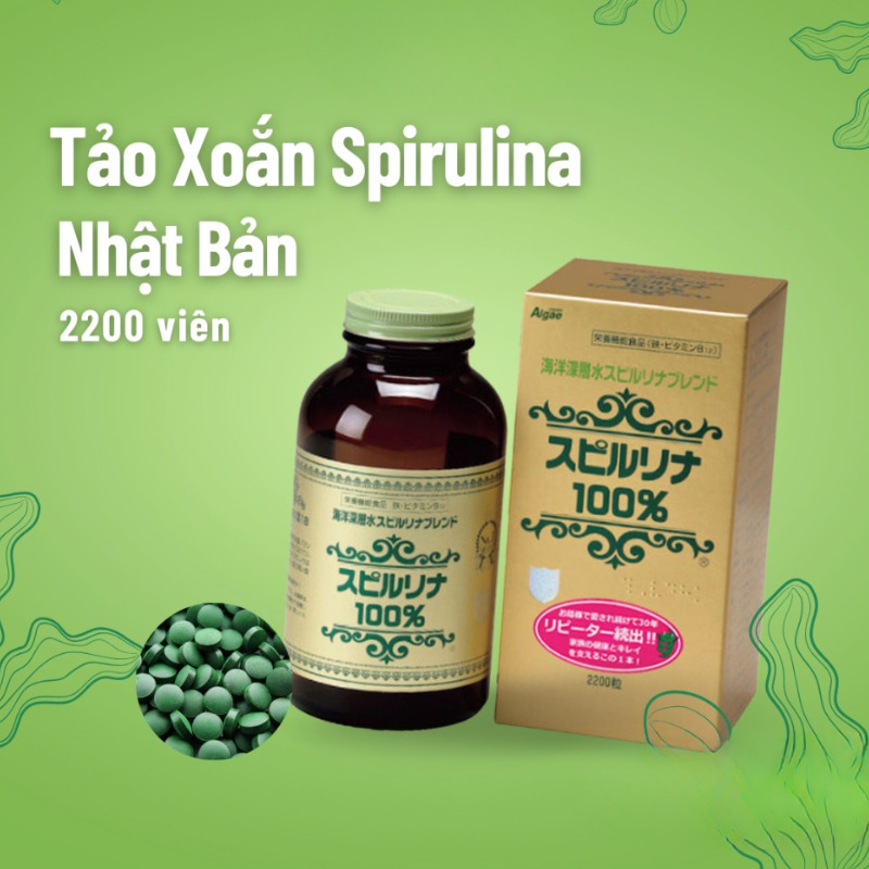 Tảo xoắn Spirulina Japan Algae