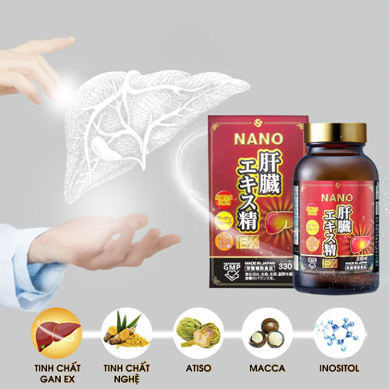 Thực phẩm chức năng thải độc gan có nguồn gốc xuất xứ từ Nhật Bản