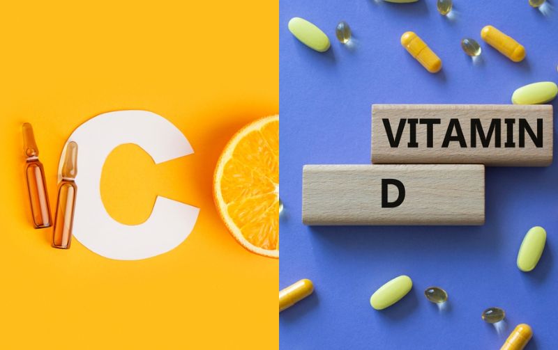 bổ sung vitamin C và vitamin d