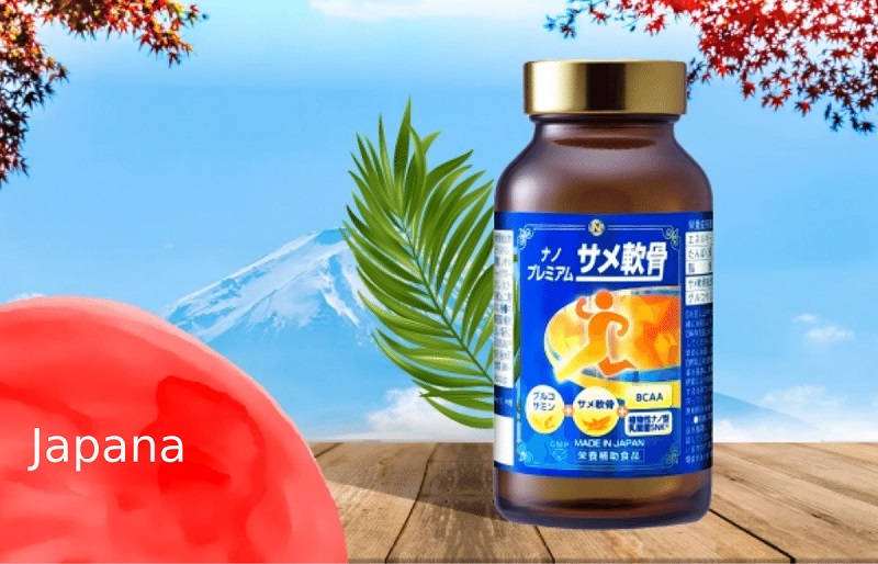 Viên uống bổ xương khớp Nichiei Bussan Nano Premium Shark Cartilage