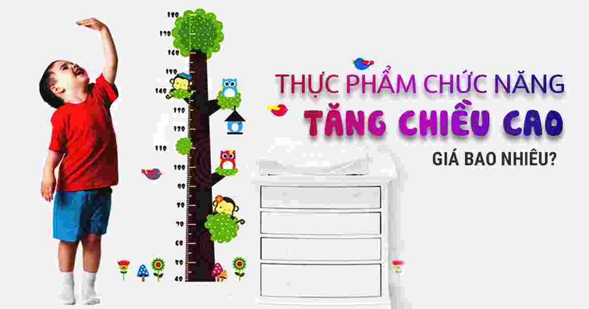 Thực phẩm chức năng tăng chiều cao Nhật Bản giá bao nhiêu?