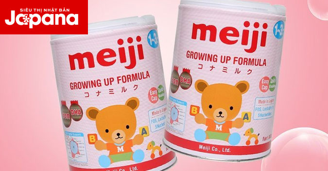 Review sữa Nhật cho bé nhãn hiệu Meiji và Morinaga