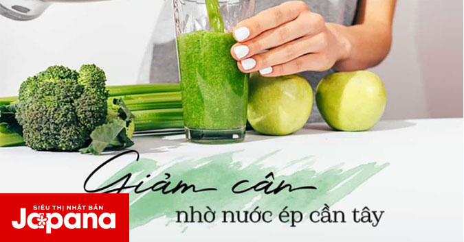 Cách giảm cần nhờ nước ép cần tây