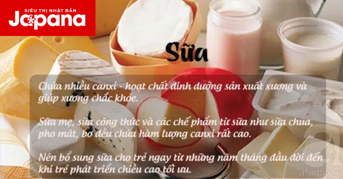 10 thực phẩm cha mẹ cần bổ sung vào thực đơn nếu muốn con có chiều cao vượt trội