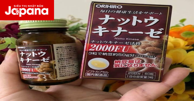 Viên uống chống đột quỵ nattokinase 2000fu Orihiro Nhật Bản tốt không?