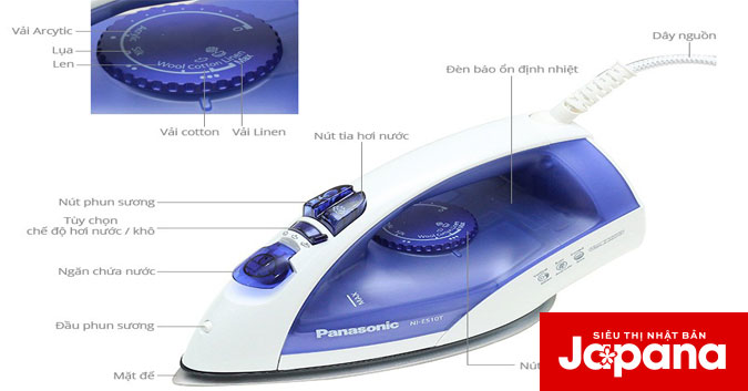 Giá bàn ủi Panasonic bao nhiêu? Mua ở đâu tốt?