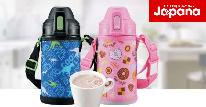 TOP 10 bình giữ nhiệt trẻ em Nhật cực kỳ dễ thương và an toàn