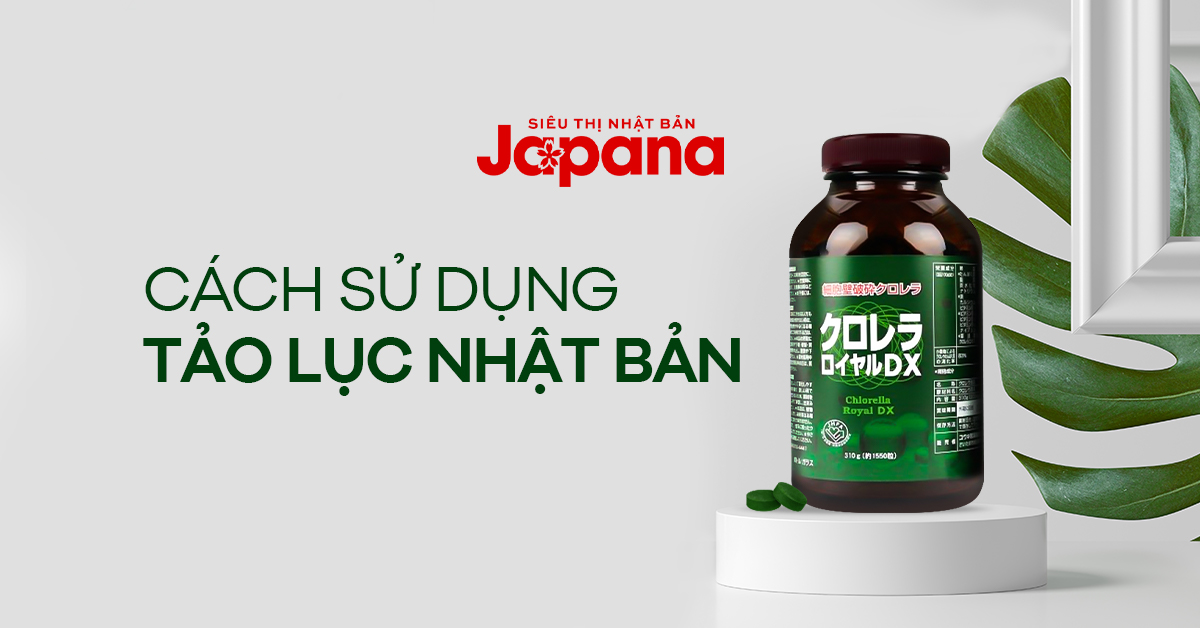 Cách sử dụng Tảo lục Nhật Bản Chlorella mang lại hiệu quả tốt nhất