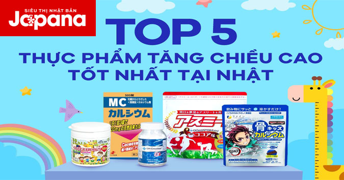 TOP 5 THỰC PHẨM TĂNG CHIỀU CAO NHẬT ĐƯỢC MẸ VIỆT TIN DÙNG