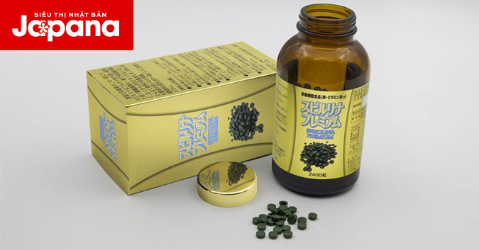 10 lợi ích của tảo xoắn Spirulina Ribeto Shoji Premium 2400 viên