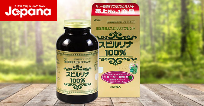 Liều lượng và cách dùng tảo xoắn Spirulina Nhật Bản 2200 viên