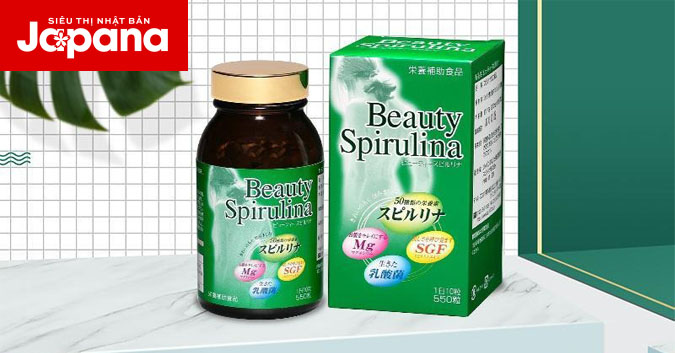 Khám phá tác dụng của tảo xoắn Japan Algae Beauty Spirulina