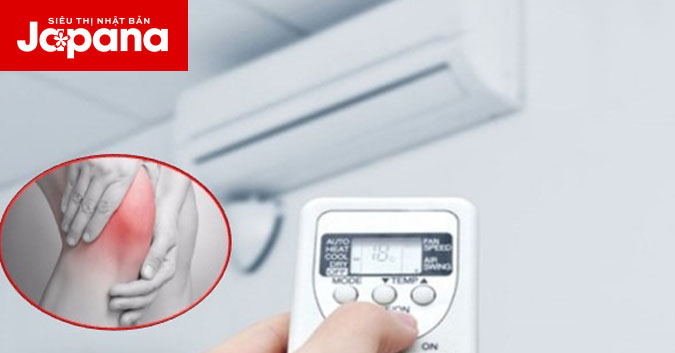 Ngồi điều hoà nhiều có gây bệnh xương khớp hay không?