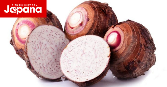 Mẹo làm trắng da mặt và toàn thân bằng khoai môn