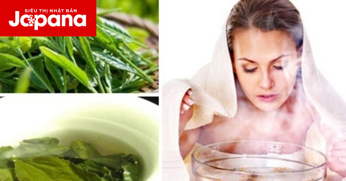 Xông mặt bằng lá trà xanh: Bí kíp để có làn da đẹp