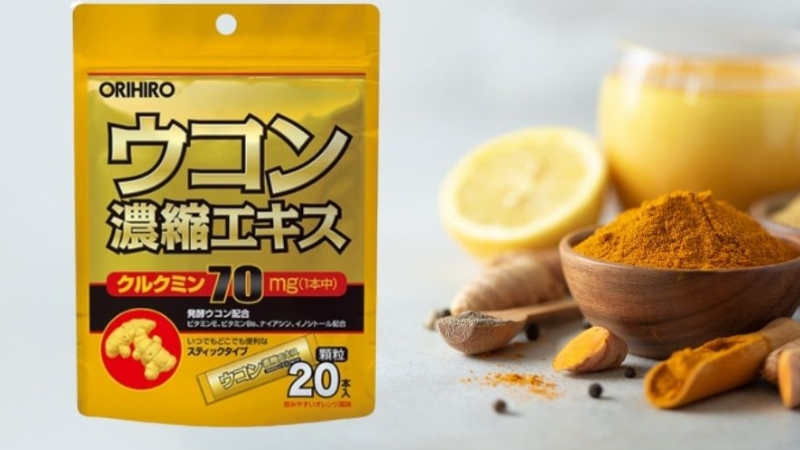Review bột nghệ uống giải rượu Orihiro Nhật Bản