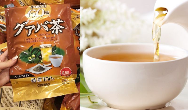 Cách sử dụng trà ổi hỗ trợ giảm cân orihiro 60 gói