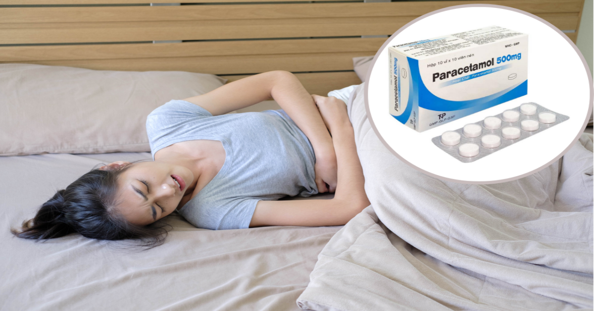 Đau bụng kinh có nên uống viên uống giảm đau paracetamol
