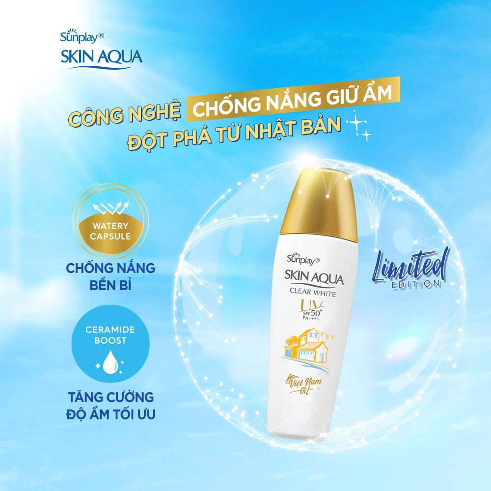 Cách phân biệt kem chống nắng Skin Aqua nắp vàng hàng giả hàng thật