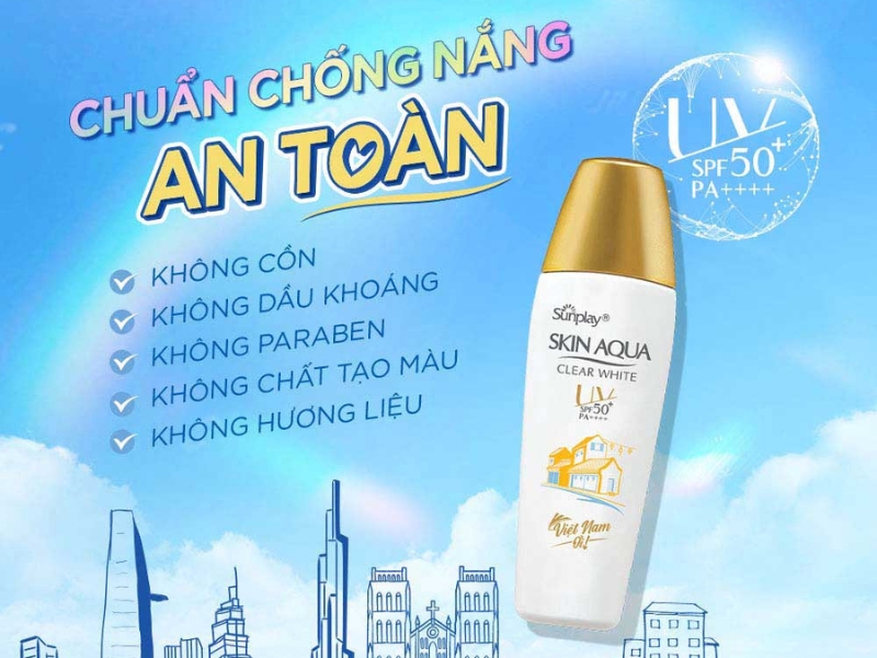 Bỏ túi cách sử dụng kem chống nắng Skin Aqua nắp vàng