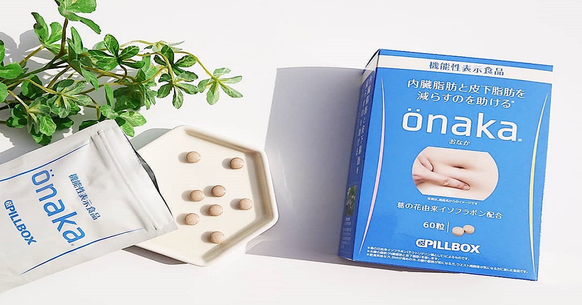 Review viên uống giảm mỡ bụng pillbox onaka 60 viên Nhật Bản