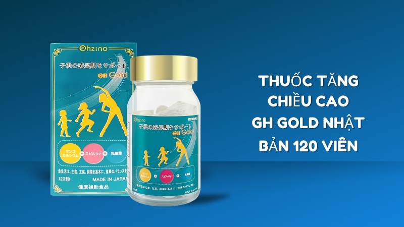 Thuốc tăng chiều cao GH gold dùng cho lứa tuổi nào?