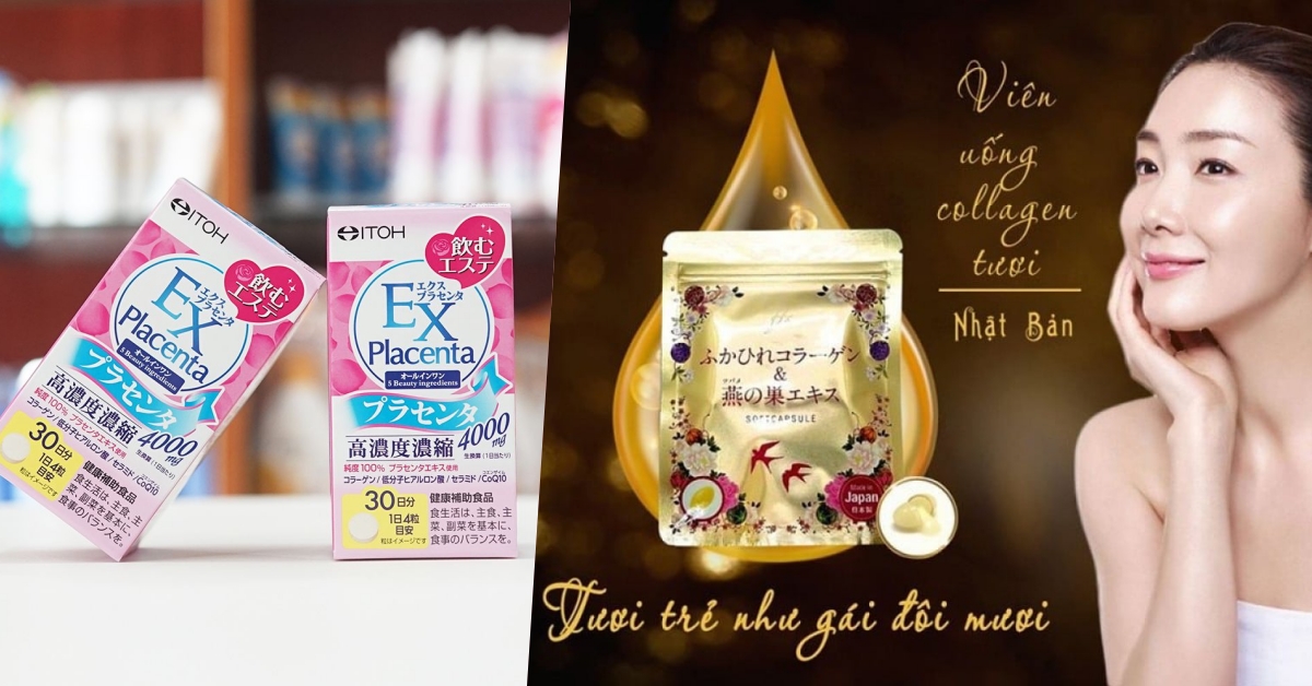 Viên uống Collagen nhau thai cừu Nhật Bản tốt nhất hiện nay