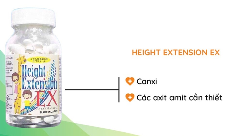 Review Height Extension EX - Viên uống hỗ trợ tăng chiều cao của Nhật tốt nhất hiện nay