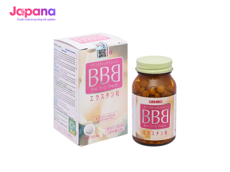 Viên uống BBB Orihiro thuộc thương hiệu Orihiro – Nhật Bản được nhiều chị em tin dùng
