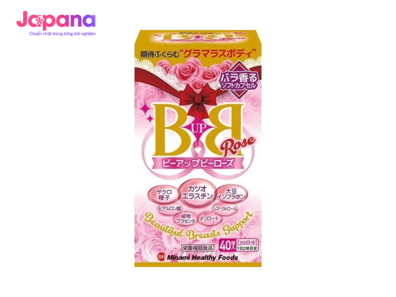 Viên uống tăng kích thước vòng 1 B up B Minami an toàn, hiệu quả, đặc biệt sử dụng cho phụ nữ sau khi sinh