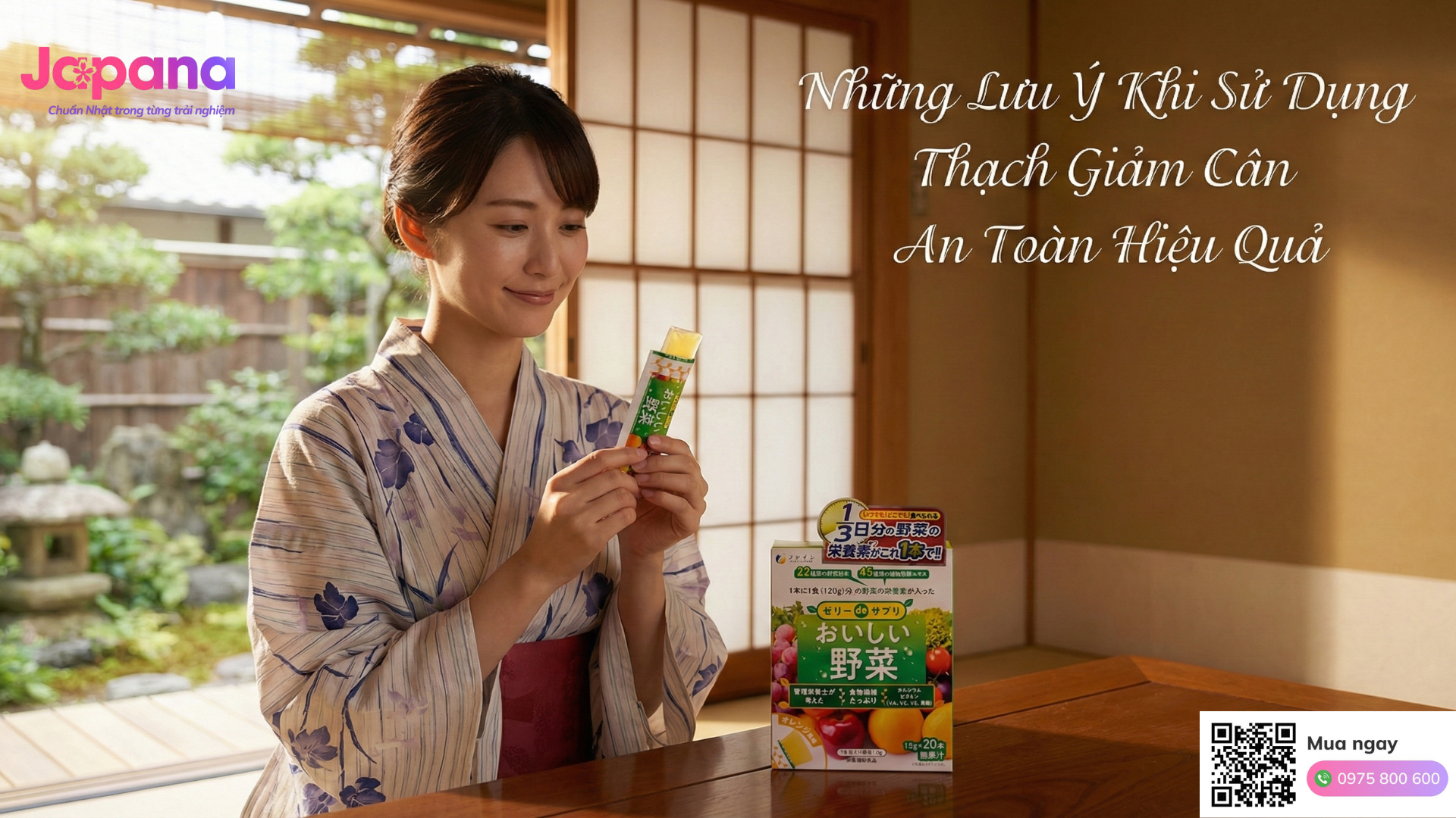 lưu ý khi dùng thạch giảm cân