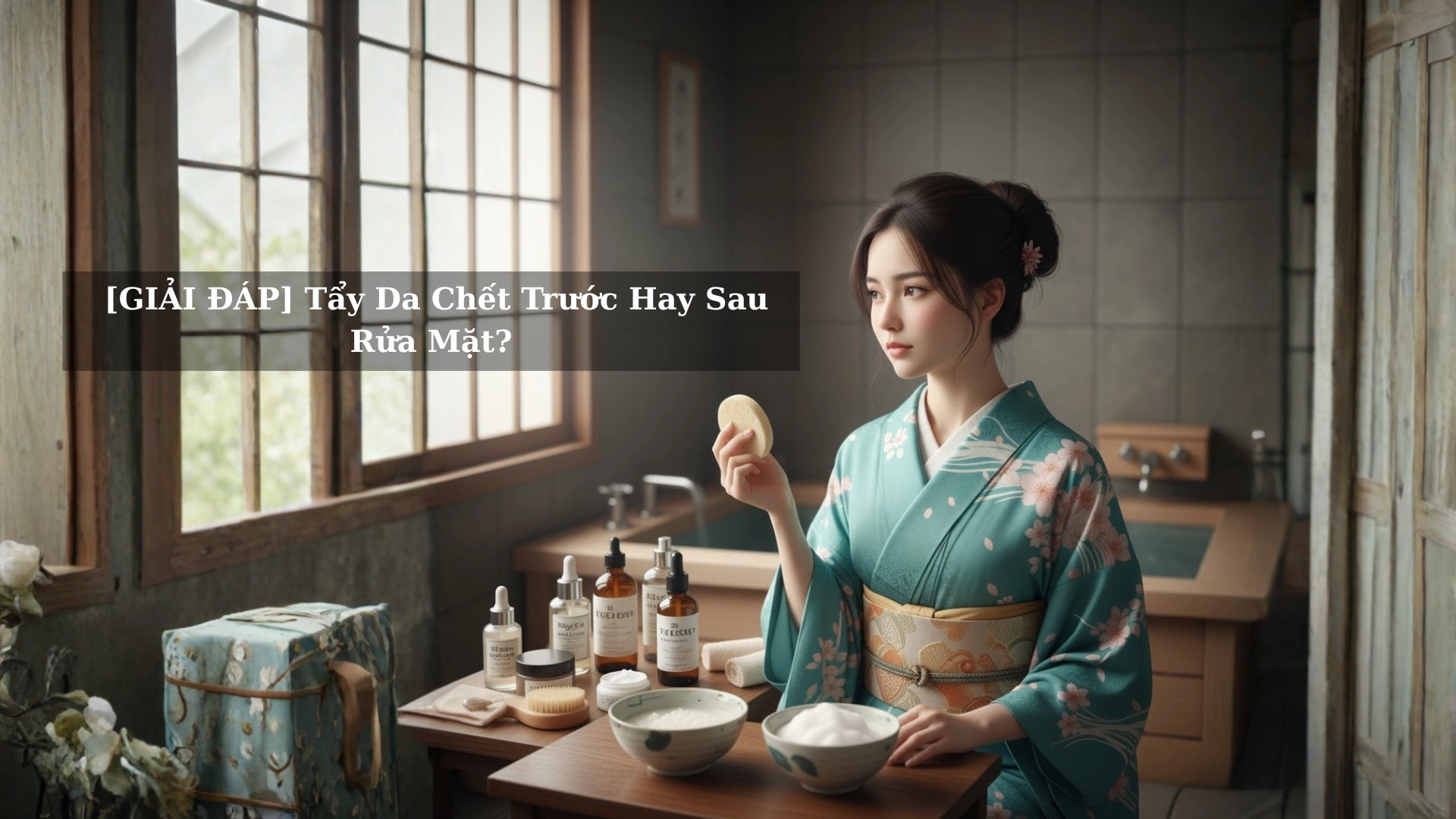  [GIẢI ĐÁP] Tẩy Da Chết Trước Hay Sau Rửa Mặt?