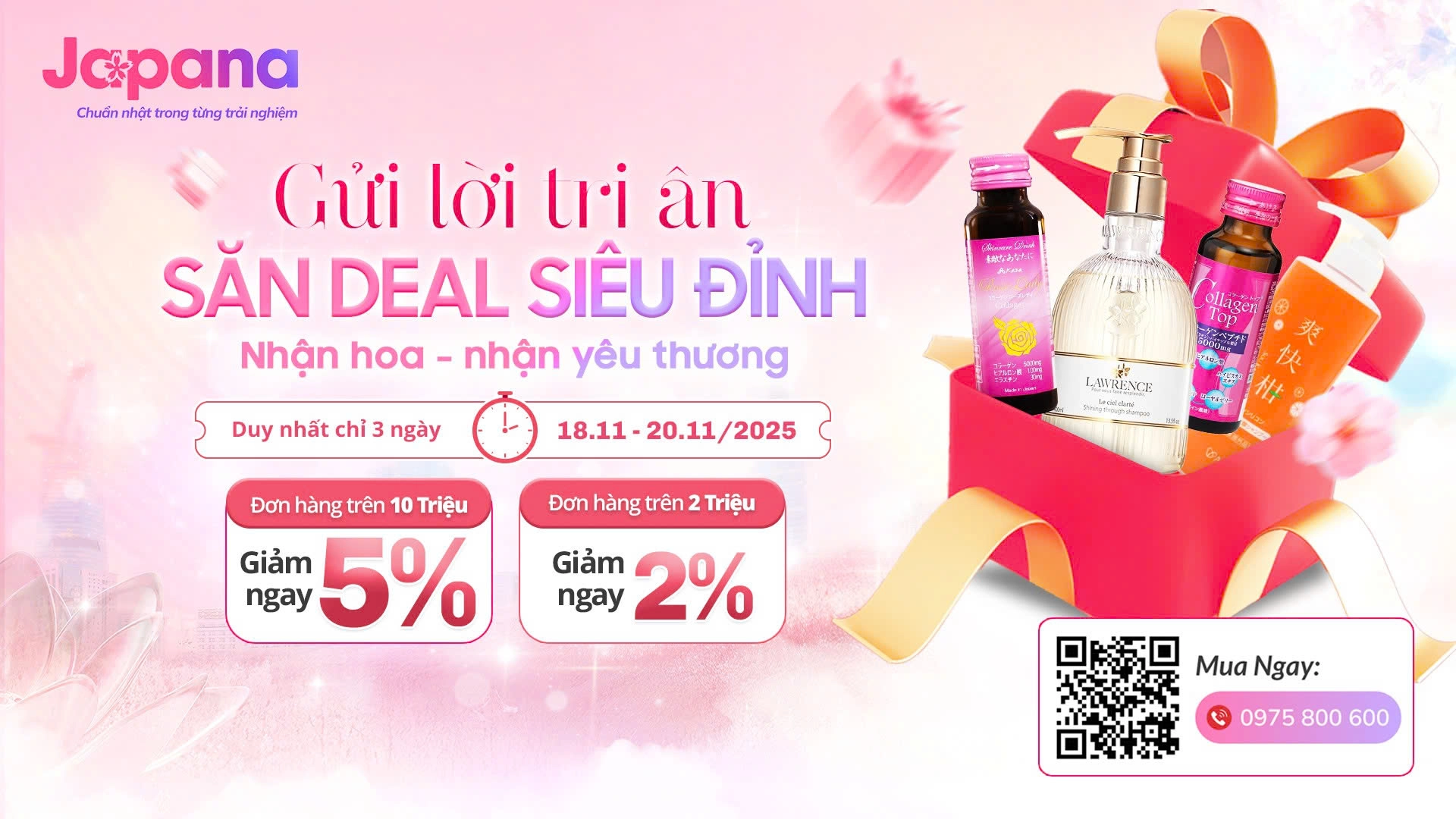 THÁNG 11 TRI ÂN - JAPANA GỬI TRỌN TÂM TÌNH ĐẾN NHỮNG "NGƯỜI DẪN ĐƯỜNG" & BẠN ĐỒNG HÀNH