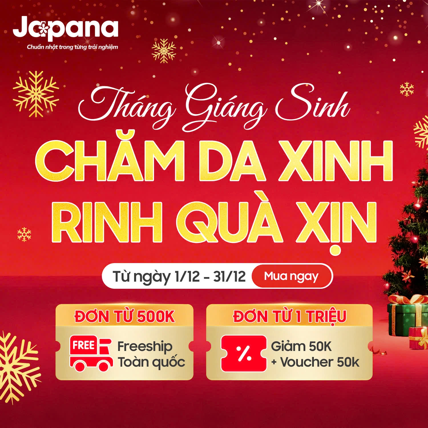 DEAL NOEL 2025: Collagen Nhật Bản Giá Hời – Freeship & Voucher Tại Japana