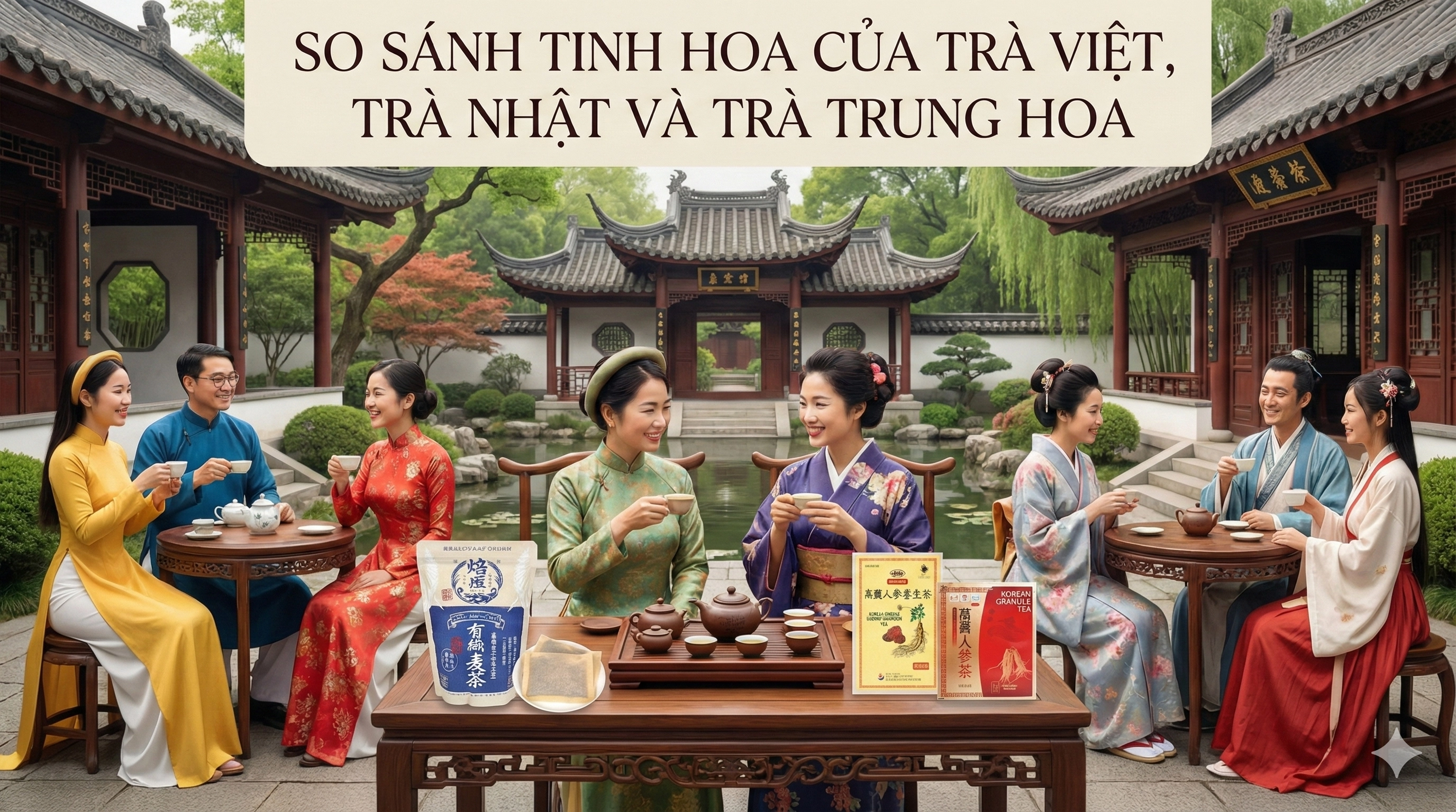 Văn Hóa Trà Đạo Phương Đông: Ba Dòng Chảy Văn Hóa Trà Đạo