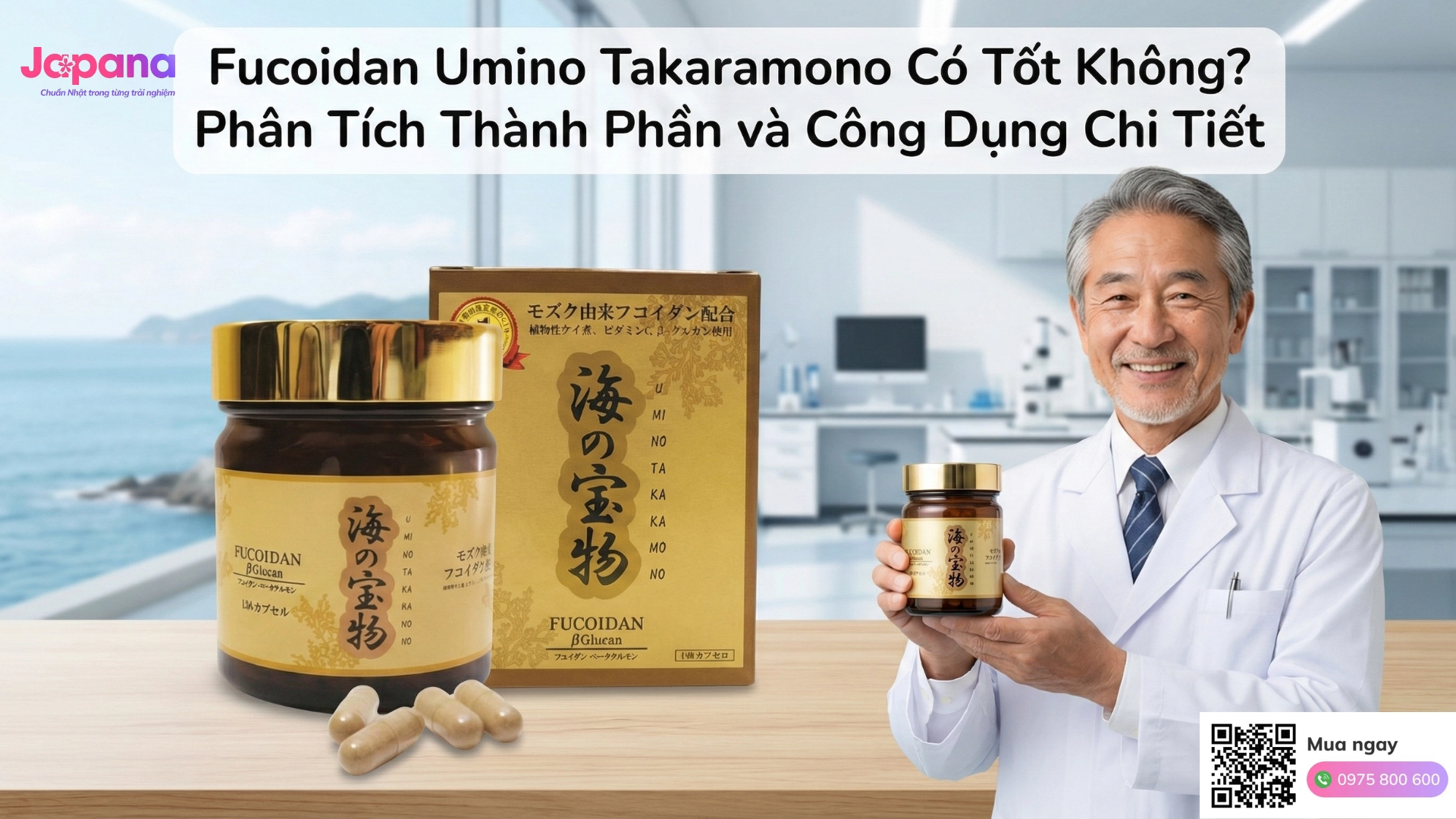 Review Viên Uống Fucoidan Umino Takaramono 130 Viên Có Thực Sự Tốt?