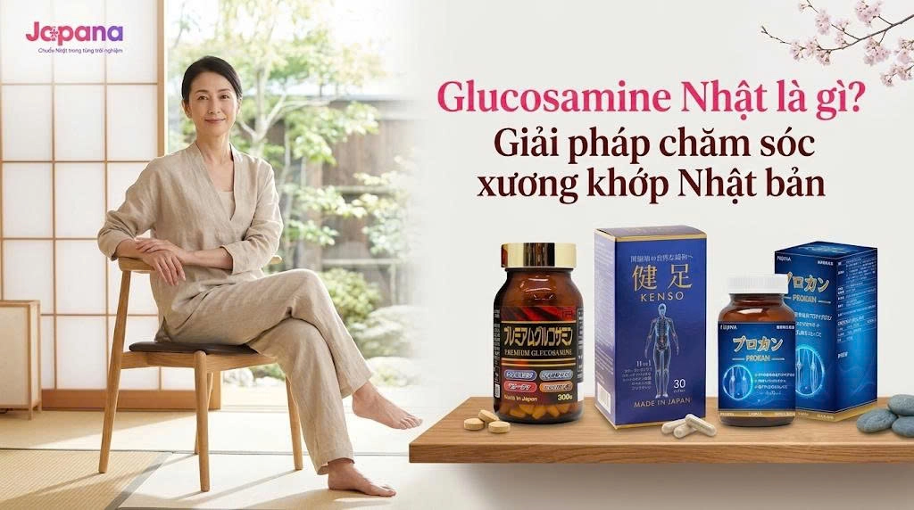 Glucosamine Nhật là gì? Giải pháp chăm sóc xương khớp Nhật Bản